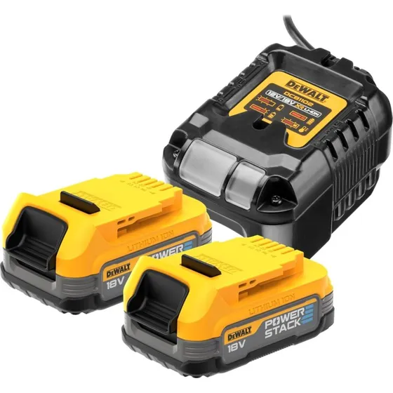 DeWALT Powerstack DCB1102 2x 18V 1,7Ah batteripakke