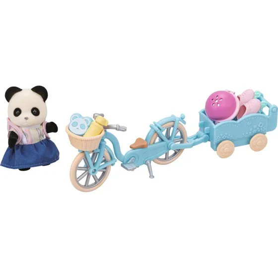 Sylvanian Families Rosalina med cykel, vogn og rulleskøjter
