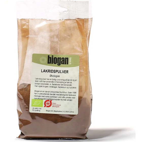 Biogan Lakridspulver Ø 100 g