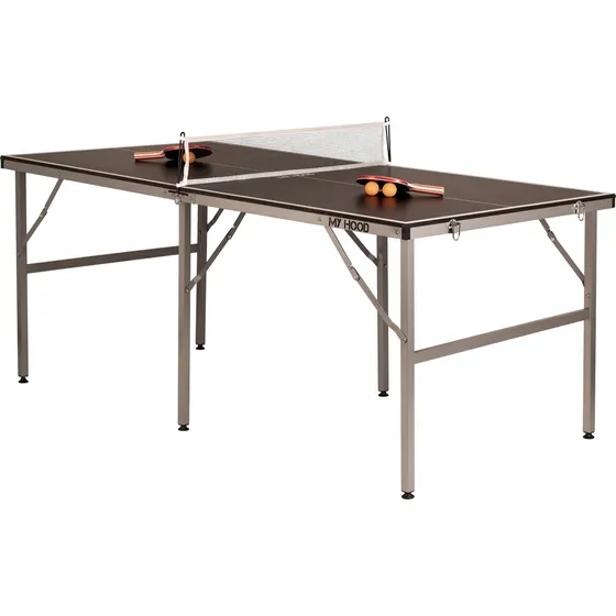 BLACK LINE Midi bordtennisbord 182 x 91 cm med ALU-stel