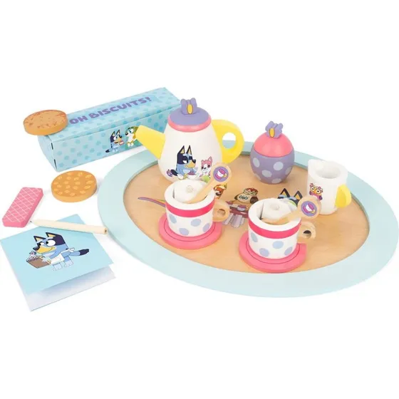 Bluey Te-selskab Legesæt i træ