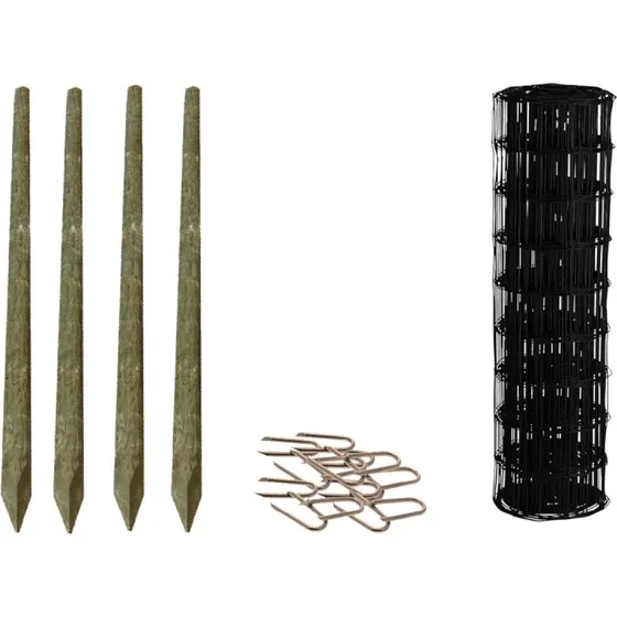 Hortus Luksus Havehegnspakke 75 m x 80 cm – Sort