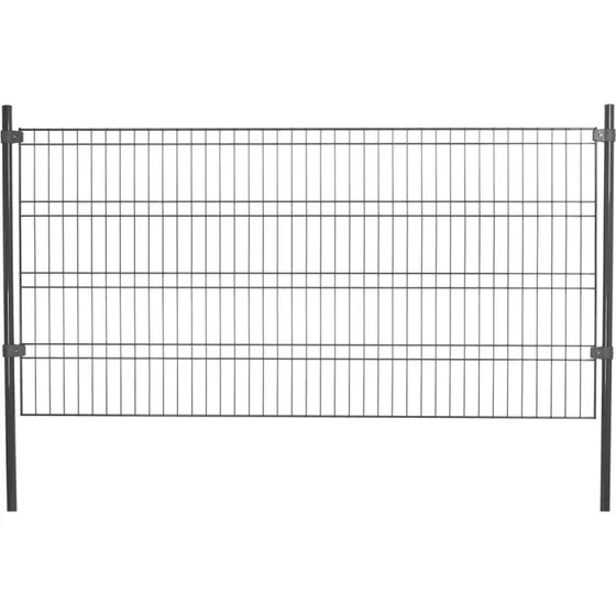 Hortus panelhegn hegnspakke 8 fag – 200 x 100 cm – Grå