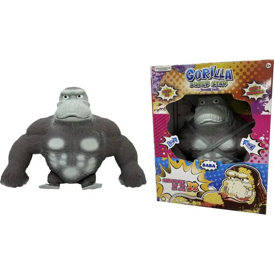 Stretchapalz Gorilla Super Star 'Baba' – Sort