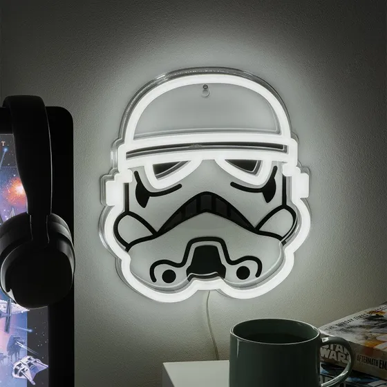 Stormtrooper LED Neonlys vægmonterbar (25 cm)
