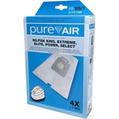 PureAir støvsugerposer til Nilfisk NI6/7 King, Extreme & Select