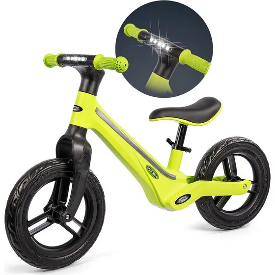 California løbecykel med lys, grøn