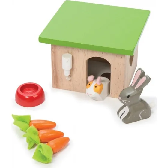 Le Toy Van Dukkehus Kæledyrssæt – Kanin & Marsvin