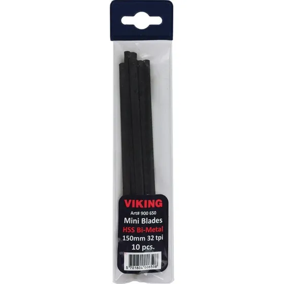 Viking Junior 150 mm HSS Bi-metal klinge, 32 TPI (10 stk)