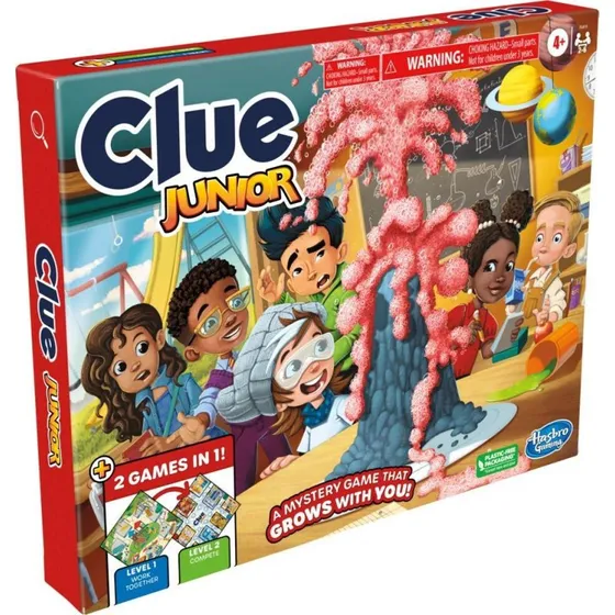 Hasbro Cluedo Junior 2-i-1 - Børnebrætspil 4+