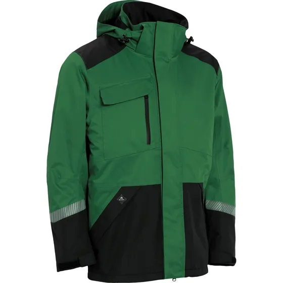 Elka Working Xtreme Stretch Jakke - Grøn/Sort, 2XL