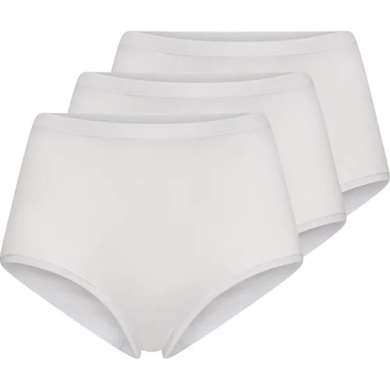 Decoy 3-pak hvide bambus maxi trusser str. 3XL