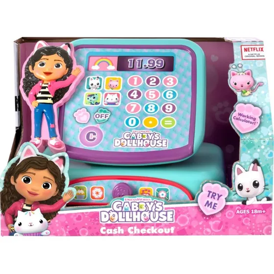 Gabby's Dollhouse Kasseapparat med Lommeregner