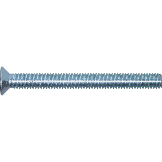 Elforzinket UH maskinskrue 4x20mm - 12 stk.