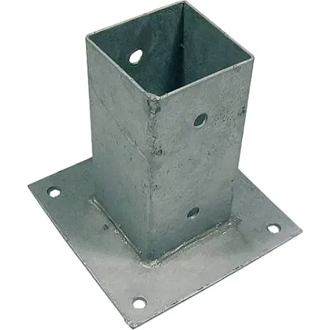 NSH Stolpefod varmgalvaniseret 76x76x150 mm