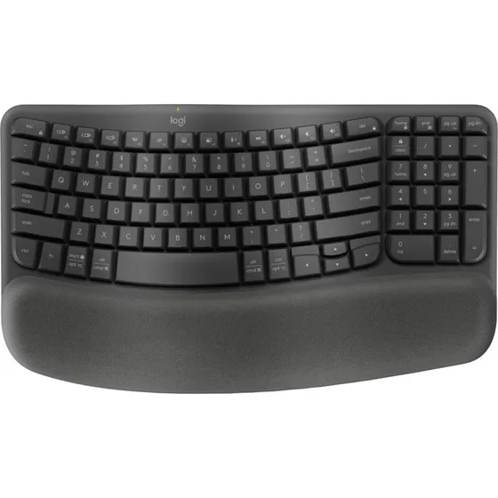 Logitech Wave Keys trådløst ergonomisk tastatur (Nordisk)
