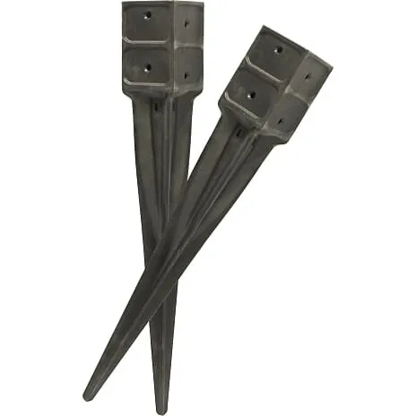 Hortus ECO stolpespyd plast 101x101x745 mm, sort