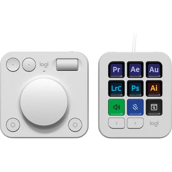 Logitech MX Creative Console – Pale Grey