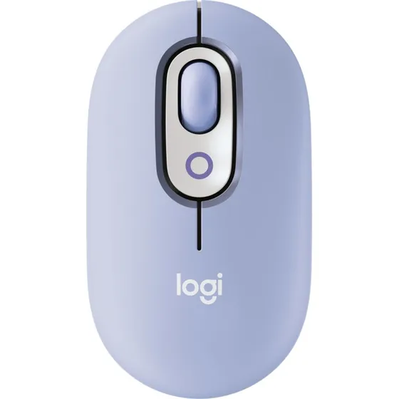 Logitech POP Mouse Emoji - Lilac trådløs mus
