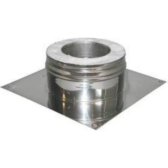 Metalbestos Multi50 6" kobling med forankringsplade