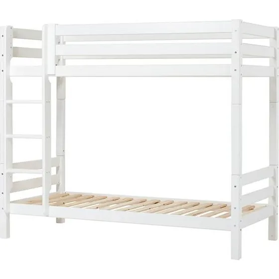 Hoppekids ECO Luxury høj køjeseng med stige - 90 x 200 cm - Hvid