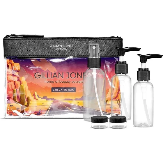 Gillian Jones Check-In Bag med flasker, sort