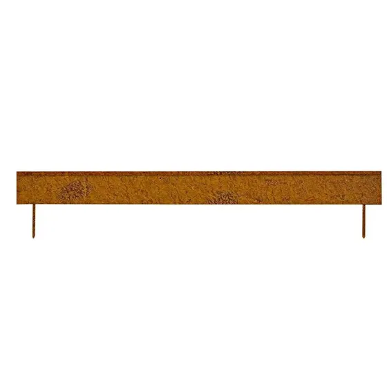 Gardenlife Bedkant m/jordspyd Corten 105x22 cm - PS31