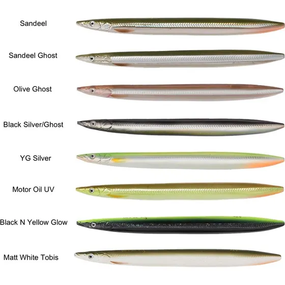 Savage Gear LineThru Sandeel 150mm 27g - Matt White Tobis