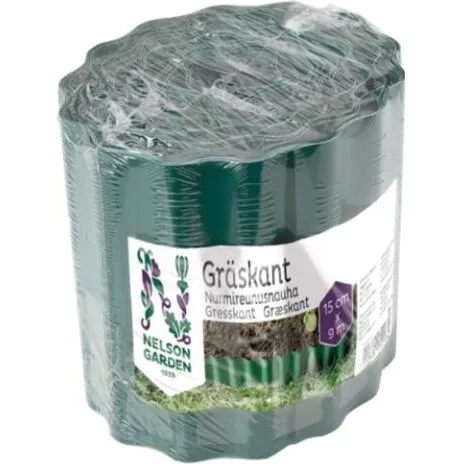 Nelson Garden Græskant 15 cm x 9 m, grøn