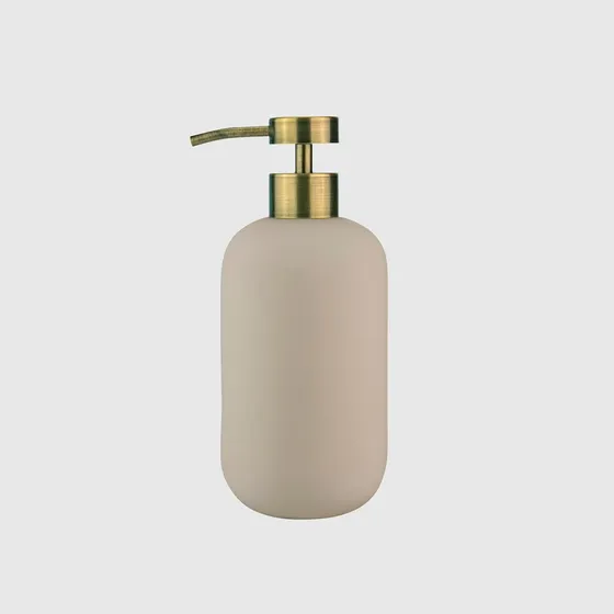 Mette Ditmer LOTUS Sæbedispenser høj - Beige