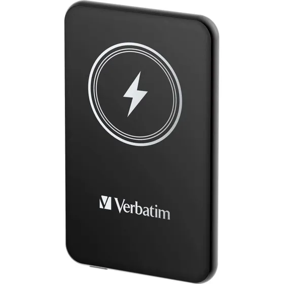 Verbatim Charge ’n’ Go Magnetisk Powerbank 5000 mAh - Sort