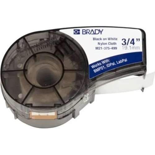 Brady B-427 Label 30,4mm Vinyl Hvid/Sort