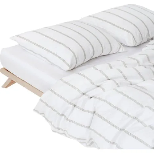 Arctic Flow Økologisk Sengetøj Beige - GOTS Certificeret