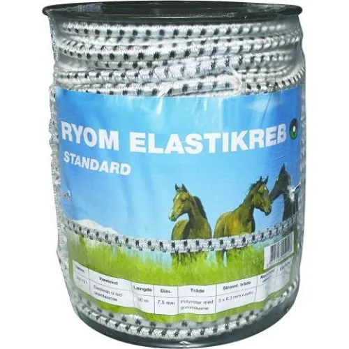 Ryom elastikreb Ø7,5 mm - 50 m