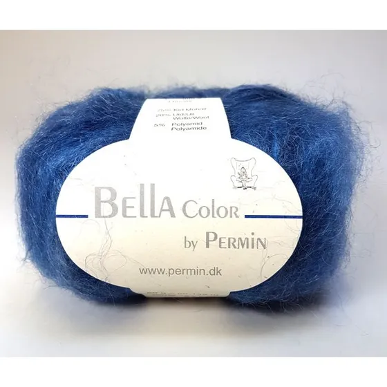 Bella Permin Mohairgarn - Blå (883156)