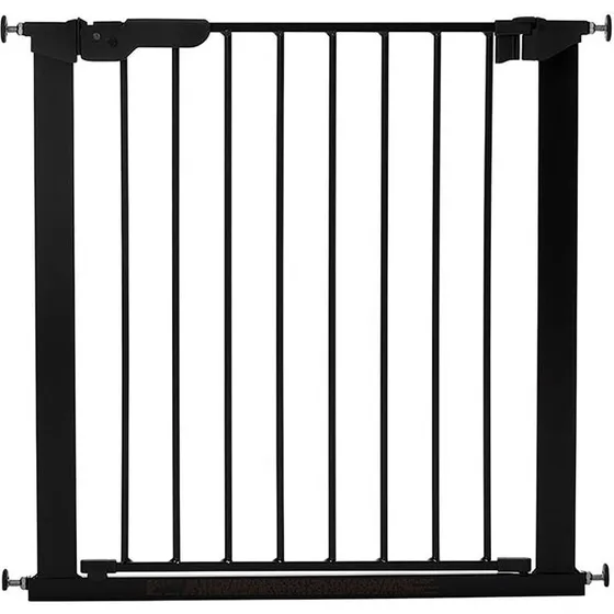 DogSpace Lassie Metal hundelåge, trykmonteret 73 cm - sort