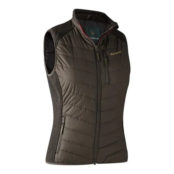 Deerhunter Lady Caroline vatteret vest - Brown Leaf - 40