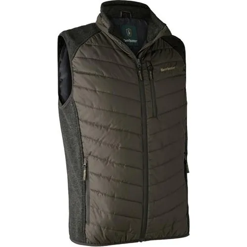 Deerhunter Moor Padded Vest med strik - Timber