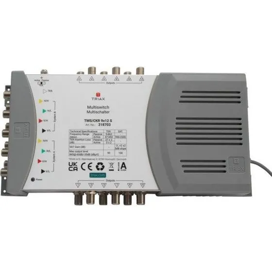TRIAX Multiswitch 9/12 - 12 udgange