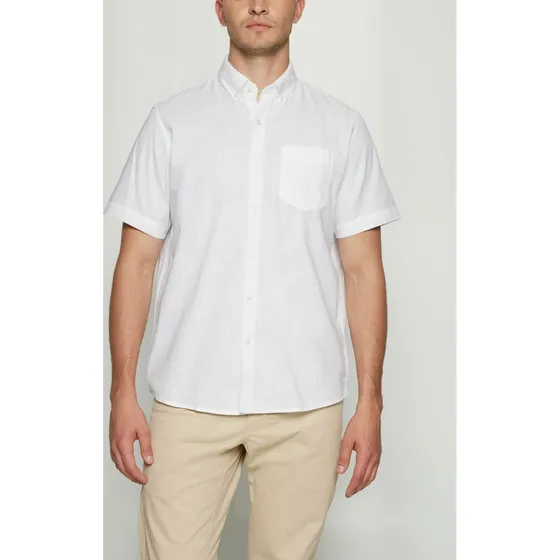 Signal GismoSi Hvid Skjorte med Button-Down krave