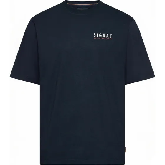 Signal FapSi mørkeblå kortærmet skjorte med logoprint