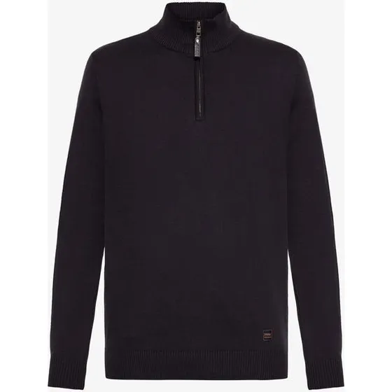 Signal KlausSI Halfzip+ i marinblå økologisk bomuld