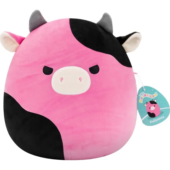 Squishmallows Pollyanna Ko 30 cm – Blød krammebamse