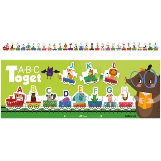 Barbo Classic Puzzle Train - Animal ABC (DK)