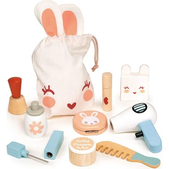 Mentari Kanin Legetøjsmakeup i Træ - Makeup Sæt til Rolleleg