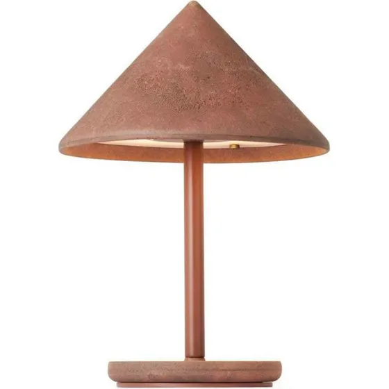 Mater Terra Bærbar Bordlampe - Coffee Waste Rust Red