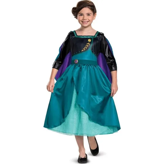 Queen Anna Børnekostume 104 cm – Frozen Prinsesse
