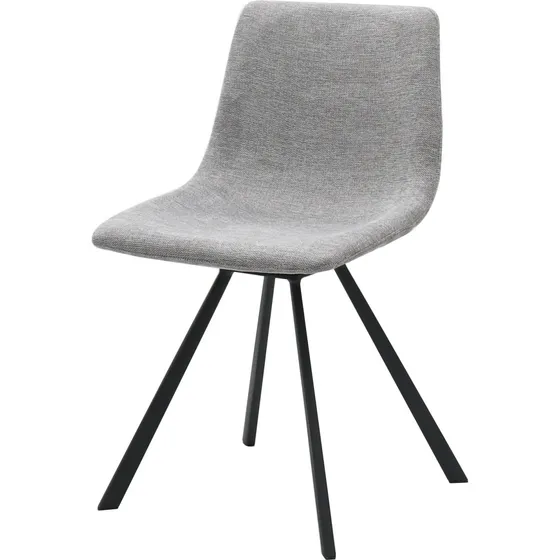Nordique Design Yukon Spisebordsstol - Lysegrå - Metalben