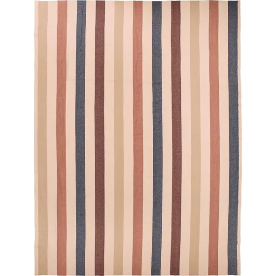 Ferm Living Hale Dug 150x240 cm - Cashmere/Mocha/Indigo Blue