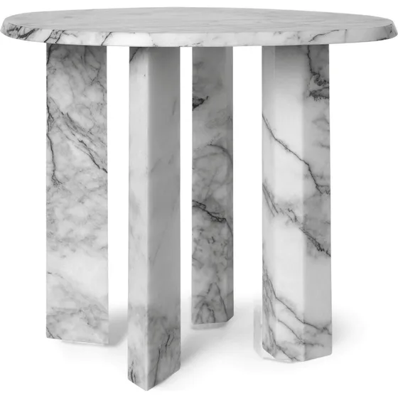 Ferm Living Taula Sidebord - Hvid/Kul - Ø54,4 cm